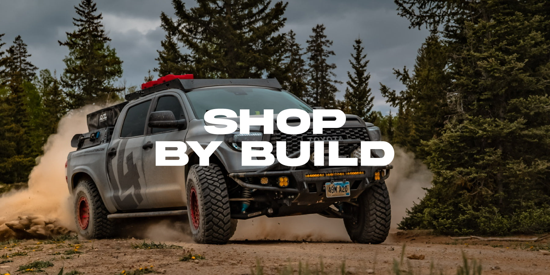 Offroad ready tundra built on 37 inch tires with 17inch wheels baja design lights ce4 fabrication ovrland bumper sherpa roofrack cvt tent rock sliders and skid plates delta shovel waterport