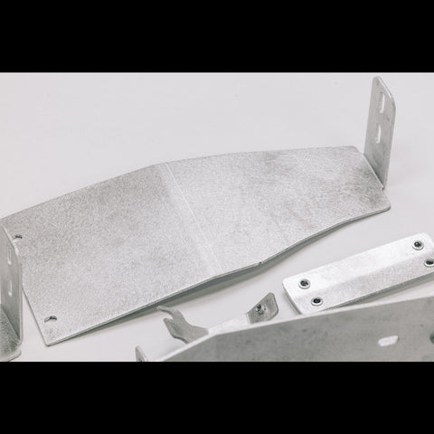 View of the fender liner bends on the inner fender liners from C4.