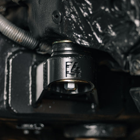 Body mount relocation from C4 installed.