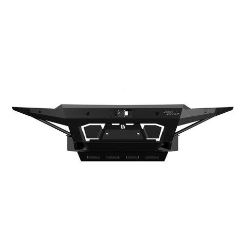 Tacoma Rock Runner Front Bumper shown in powder-coated option with plate sides, no bar