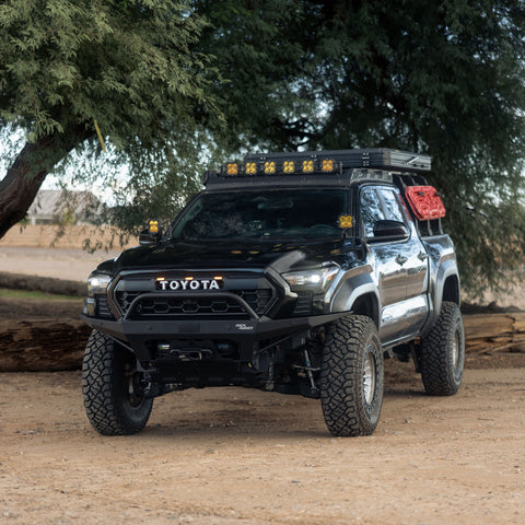 Toyota Tacoma with Tacoma Rock Runner Front Bumper installed