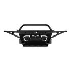 Tacoma Rock Runner Front Bumper shown in powder-coated option with tube sides, with bull bar