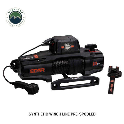 SCAR 10S - 10,000 lb Synthetic Rope Winch