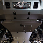 View of the front of the C4 skid plate set for the 4th Gen Tacoma.