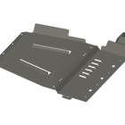 Digital rendering showing the structure and venting on the bottom of the rear skid plate for 4Runners and the GX470.