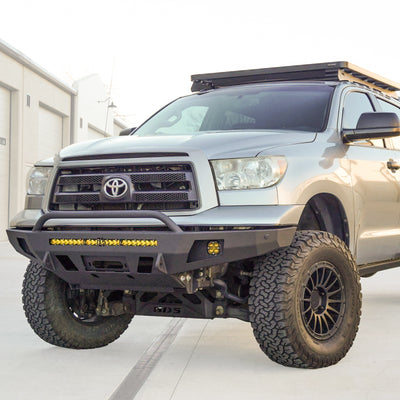 Cover photo for the Overland bumper by C4 Fabrication built for the early 2nd Generation Tundra.