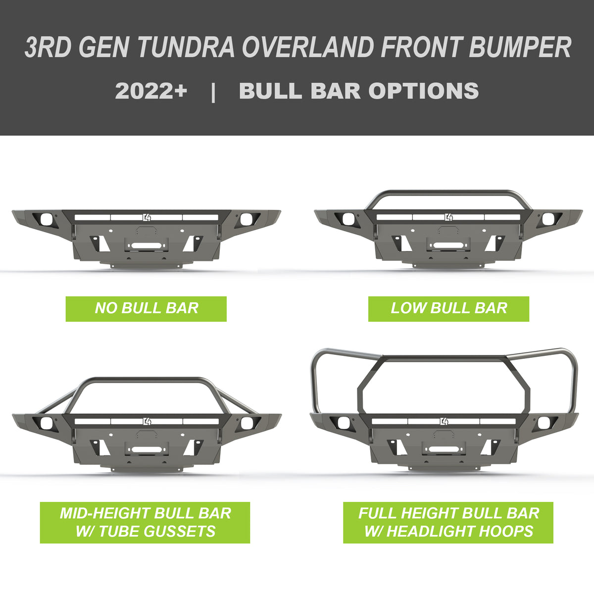 2022 tundra front bumper Bull Bar Options