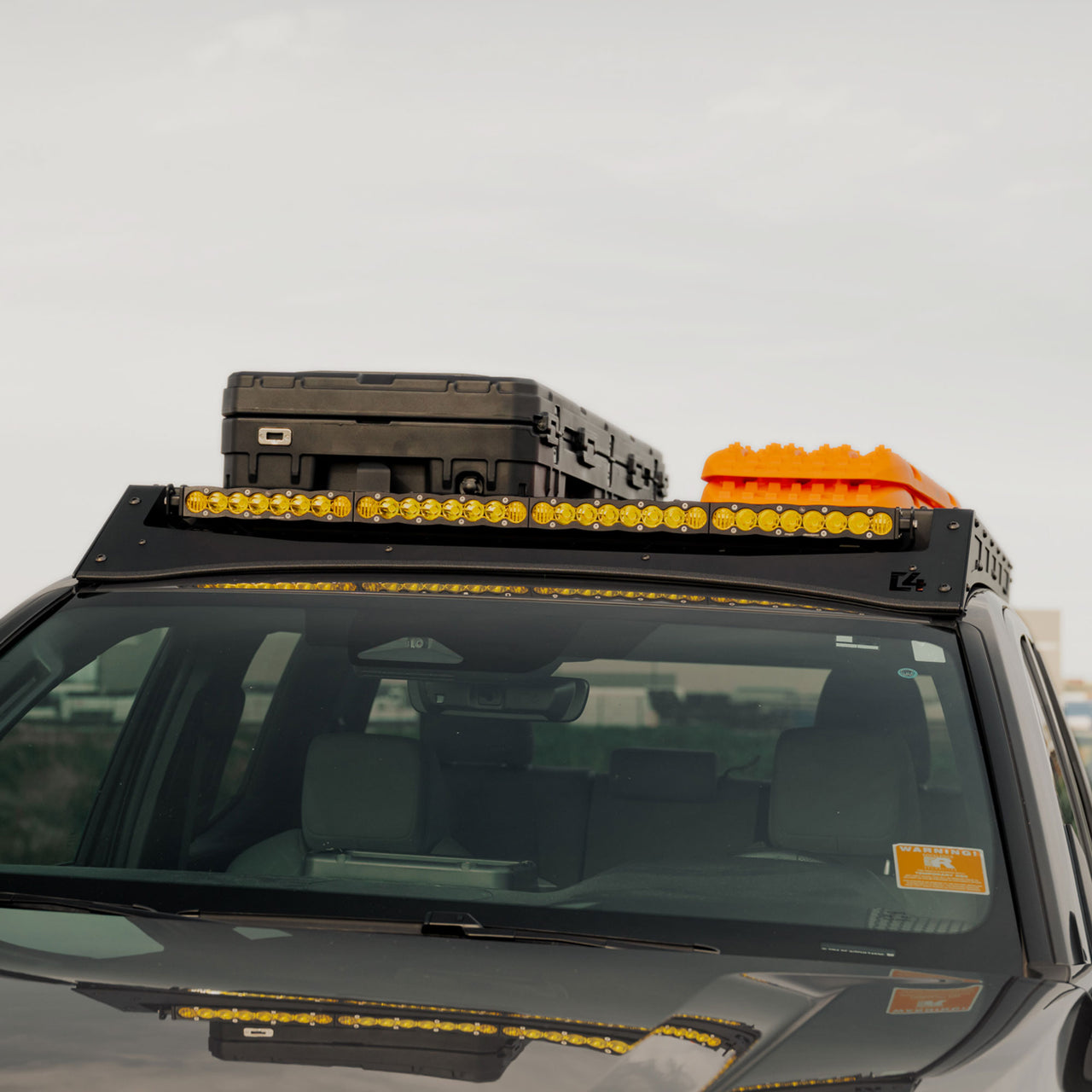 4th Gen Tacoma Roof Rack with Optional Light Bar Mount & C4 Fabrication