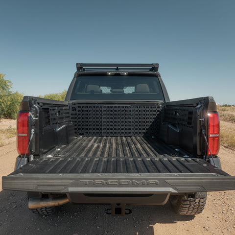 Cab Storage panels installed on 4th Gen Toyota Tacoma