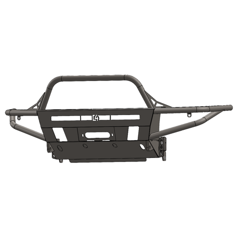 Digital rendering of the C4 Hybrid bumper for the early 4th Gen 4Runner with turn signal mounting points in the wings. 