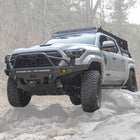 Cover photo for the C4 Overland bumper with the background faded away showing emphasis on the steel winch bumper for 4th Generation Tacoma models. 