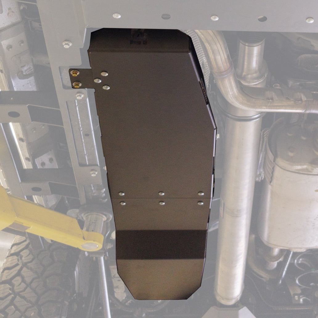 Cover photo of the C4 Fuel Tank Skid for the 4th Generation Tacoma with the background faded out and emphasis on the skid.