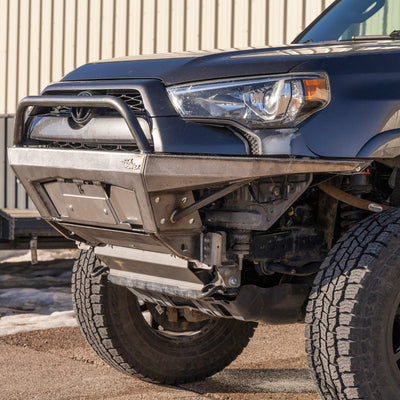 Close-up view of the Rock Runner bumper C4 Manufacturing makes for the 5th Gen 4Runner.