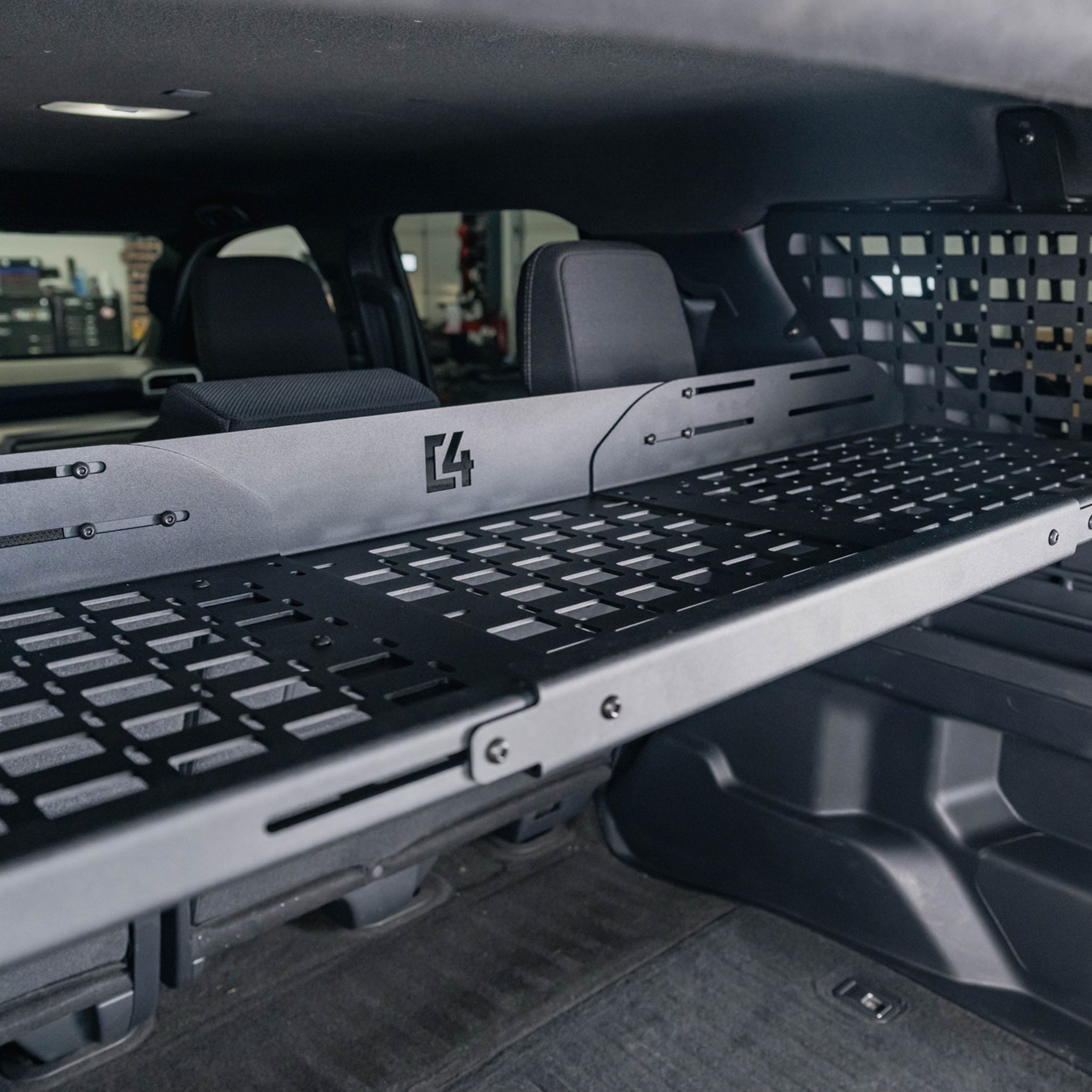 6th Gen 4Runner Add-On Shelf for Rear MOLLE Panels & C4 Fabrication