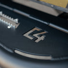 C4 logo cutout on the Rock sliders for the 6th Gen Toyota 4Runner