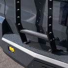 Close up of the 6th Gen 4Runner Summit Hatch Ladder mounting to the bottom of the hatch.