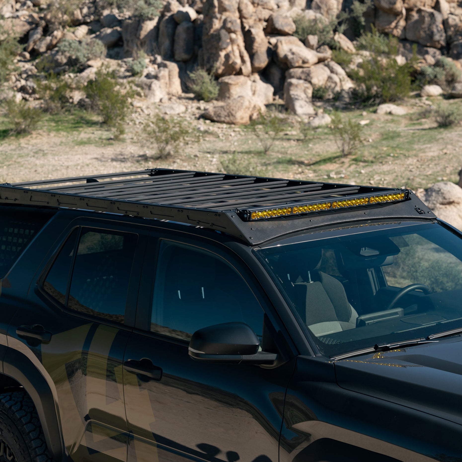 2025+ Toyota 4Runner Roof Rack w/ Light Bar Mount & C4 Fabrication