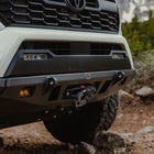 Close-up view of the sleek Lo-Pro winch bumper from C4 Fabrication designed for the 2024+ Tacoma.