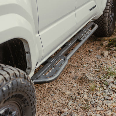 Wide angle quartering view of the C4 Tacoma Sliders.