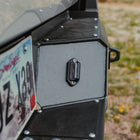 Close-up view of the tag light on the C4 Overland rear bumper for Tacomas.