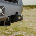 Alternate close up of the heavy duty tow points on the Overland bumper from C4.