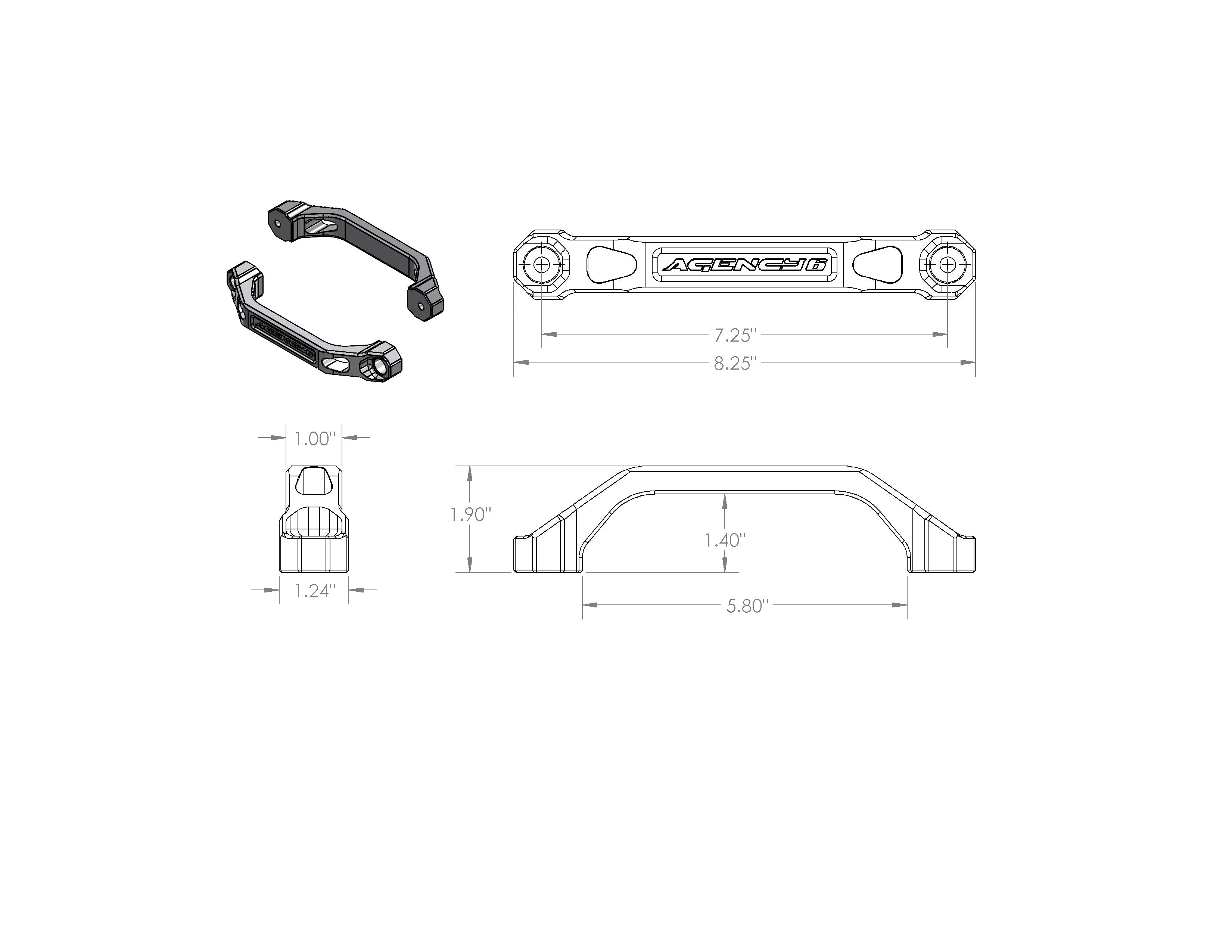 Billet Grab Handles - Pair | C4 Fabrication