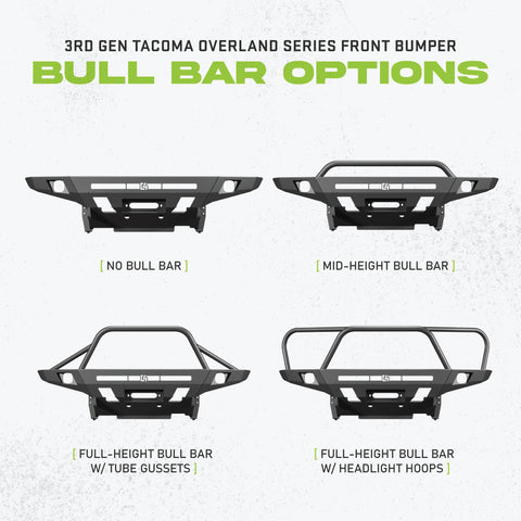 Tacoma Overland Front Bumper / 3rd Gen / 2016-2023