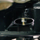 Close up view of the Body Mount Relocation Kit from C4 Fabrication. 