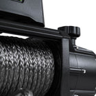 DV8 Xtract 12k Synthetic Rope Winch, detailed shot of the synthetic rope.