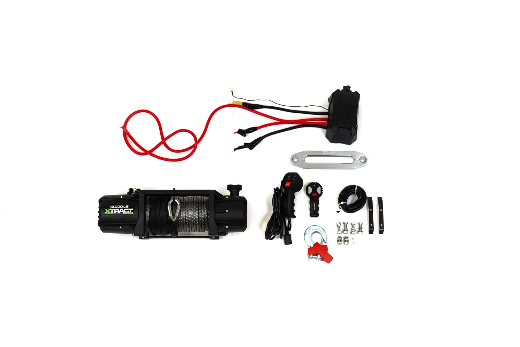 Xtract 12K Winch | Synthetic Rope | DV8 Offroad | C4 Fabrication