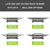 Collection of digital renderings showing the tube side and bull bar options for the late 2nd Gen Tacoma Rock Runner bumper from C4 Fabrication – tube side with no bull bar, tube side with low bull bar, plate side with no bull bar and plate side with low bull bar.