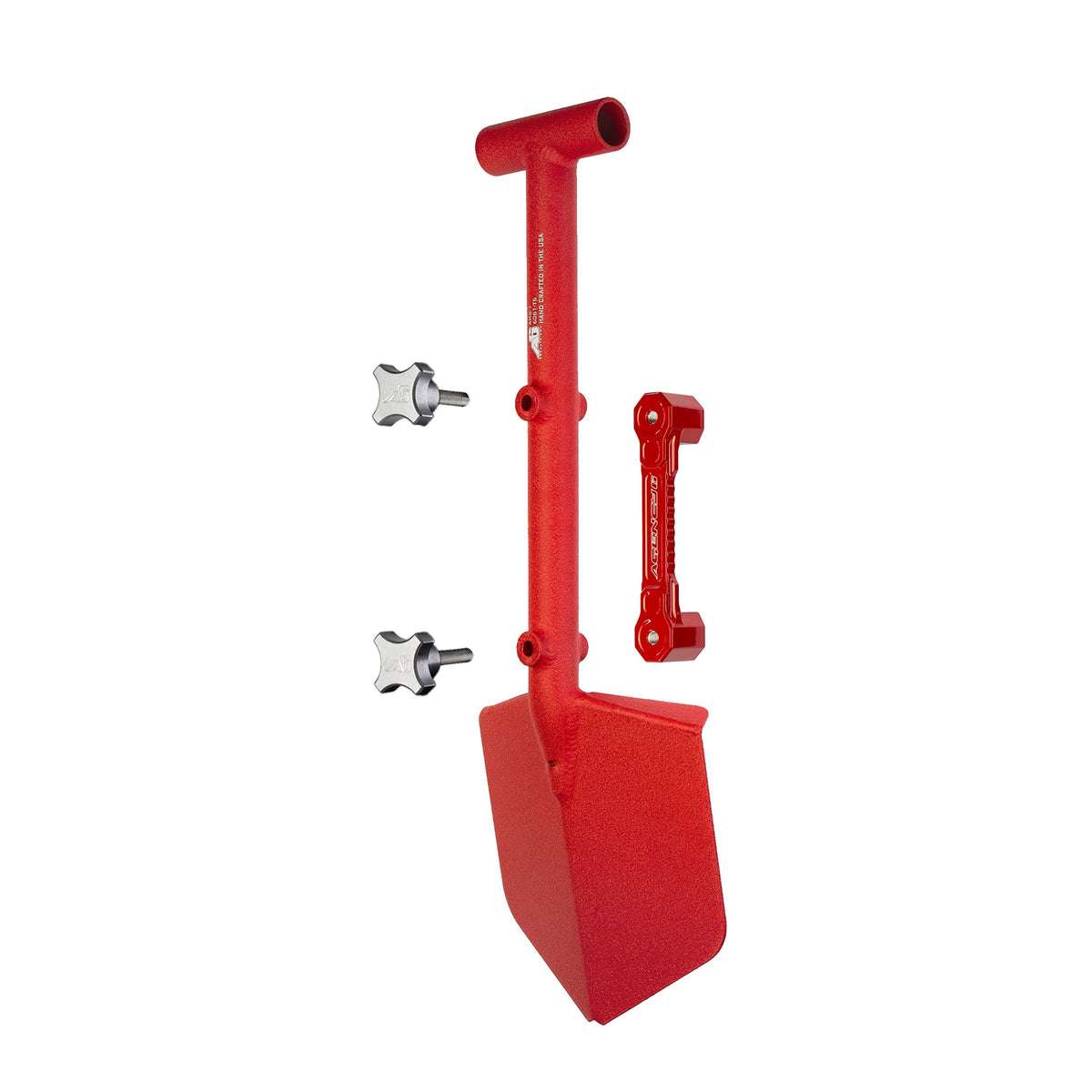 Shovel / Mount Combo - Red Mini Shovel / Red SSM with Knobs