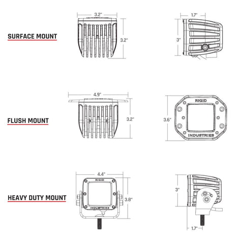 RIGID D-Series Pro Driving Light Pod Pair