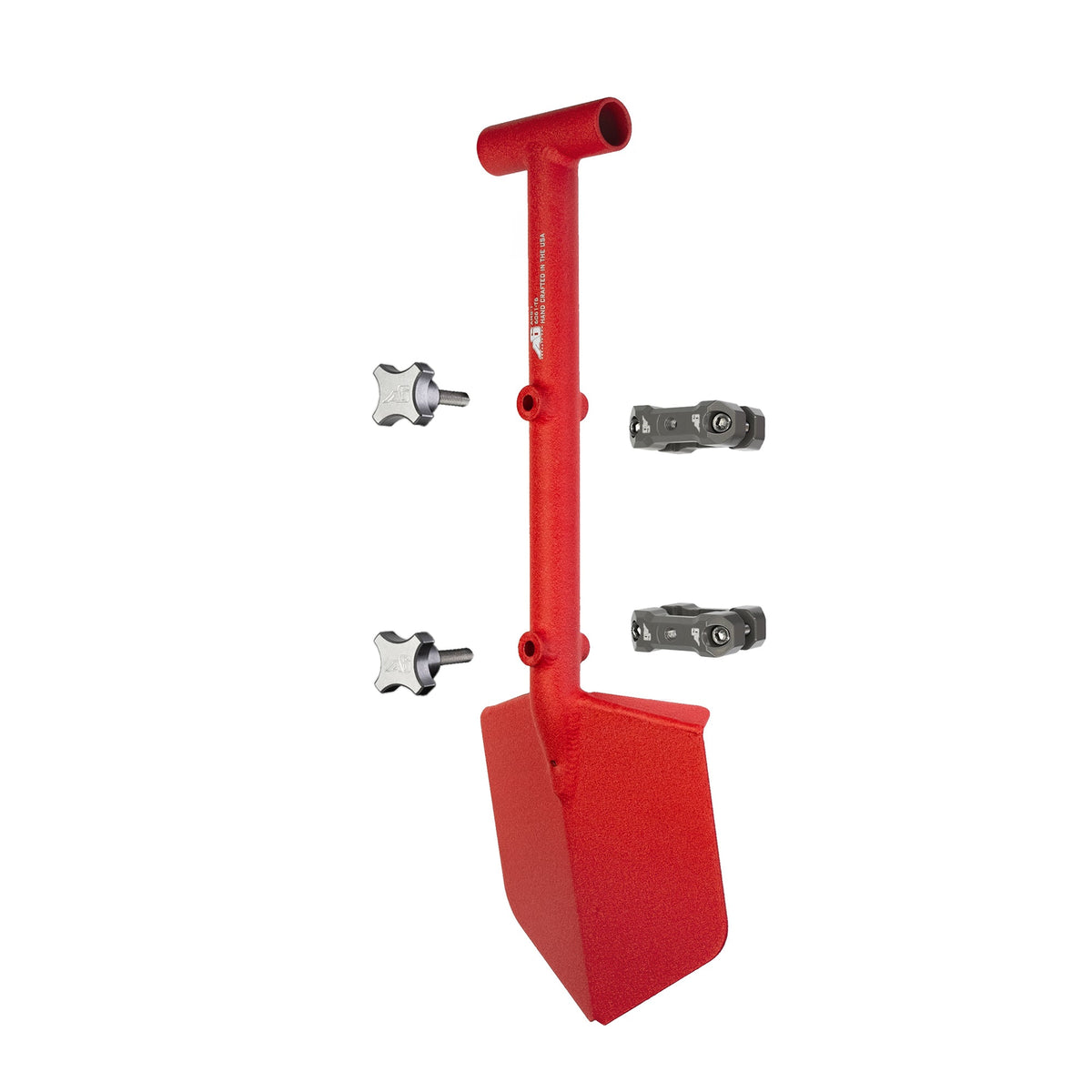 Shovel / Mount Combo - Red Mini Shovel / Grey UMD with Knobs