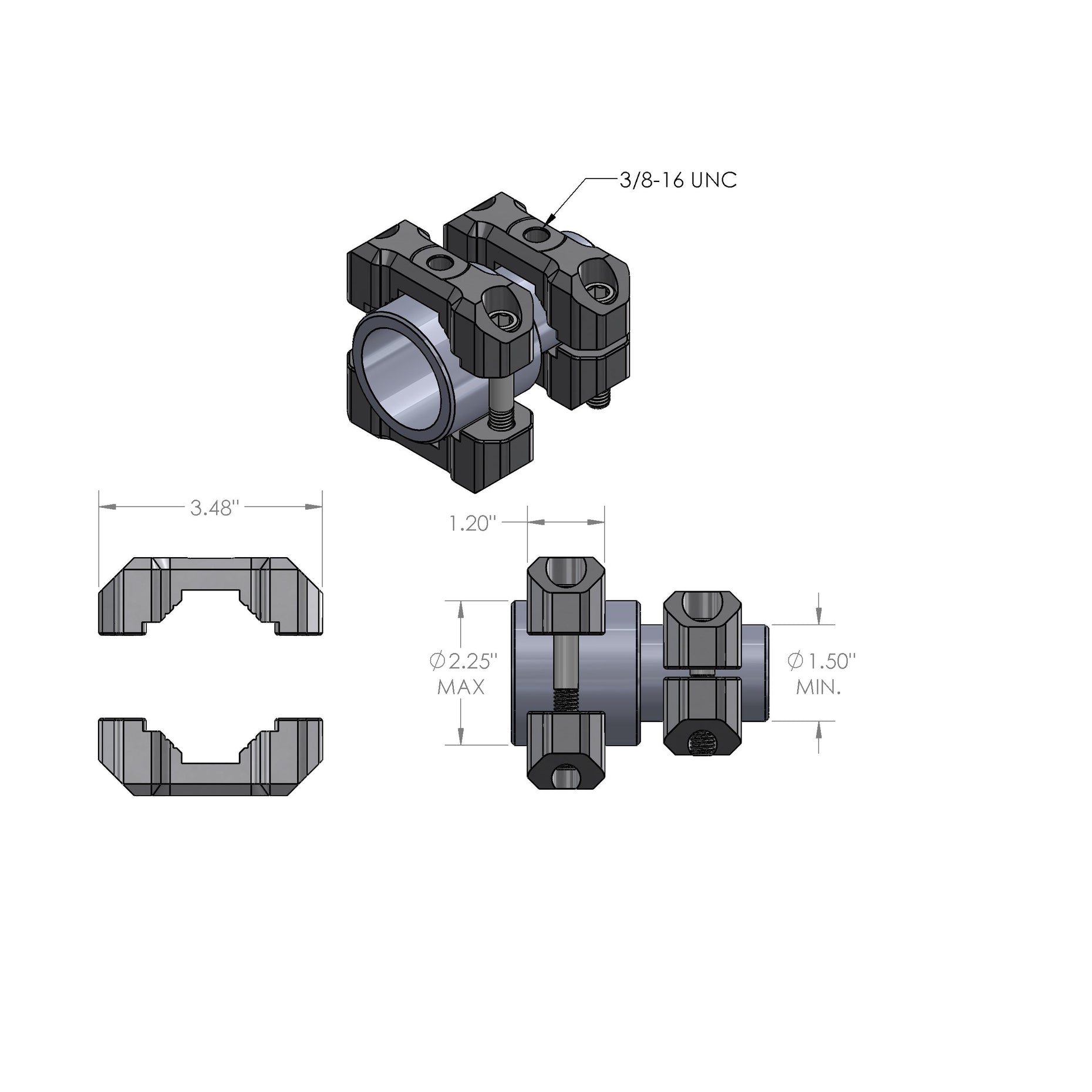 UMD - Universal Mount Device (Pair) & C4 Fabrication
