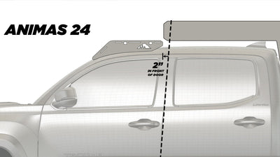 The Animas (2005-2023 Tacoma Camper Roof Rack)