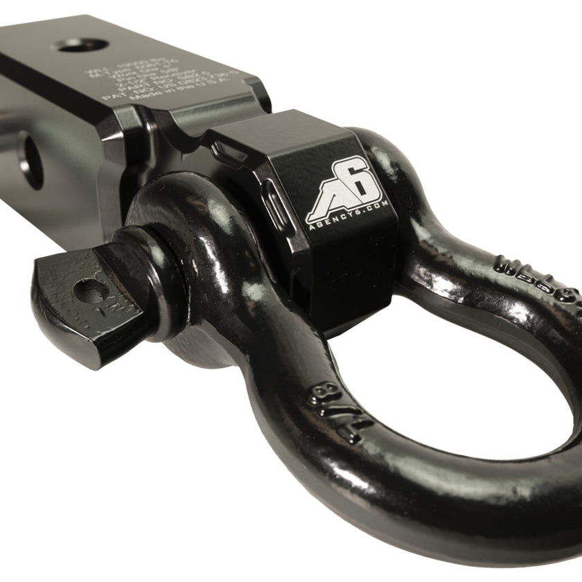 Agency 6 2.5" Shackle Block Assembly in Black | C4 Fabrication