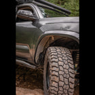Full-lock with 35s is no issue with the C4 Oversize Tire Fitment Kit.