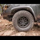 Installed OTF kit showing the clearance afforded 35" tires.