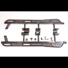 C4's bolt-on Tundra frame sliders shown with complete hardware kit for installation.
