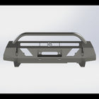 Digital rendering of the C4 Lo-Pro front winch bumper for the Tacoma. 