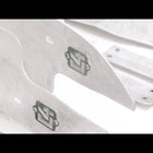 Close up of the C4 logo on the High Clearance Fender Liner kit.