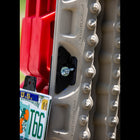 Close-up view of the MaxTrax mount for the C4 4Runner rear bumper.
