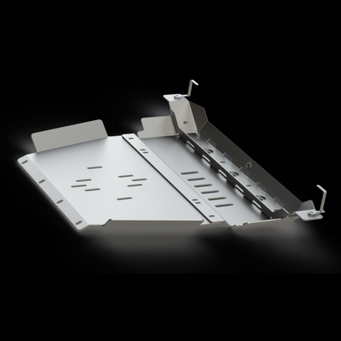 Digital rendering showing the interior of the rear skid plates from C4 Fabrication for the 5th Gen 4Runner.