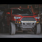 5th Gen 4Runner with the low bull bar version of the C4 Hybrid winch bumper.