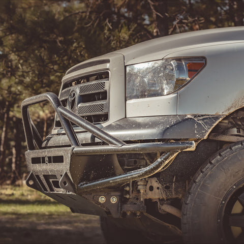 Quartering view of the C4 Hybrid bumper for the Toyota Tundra.