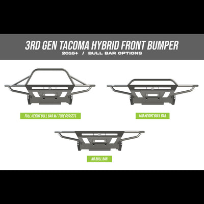 Tacoma Hybrid Front Bumper / 3rd Gen / 2016-2023