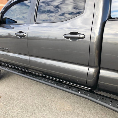View of the slider steps and their dimple died surface.