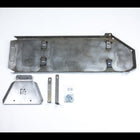 View of the components of the C4 Fuel Tank Skid kit for the Tacoma.
