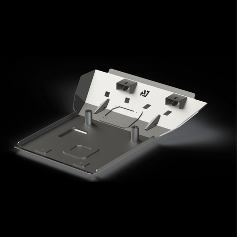 Rendering of the C4 Fabrication front skid plate for the 5th Generation Toyota 4Runner showing the structure wihin.